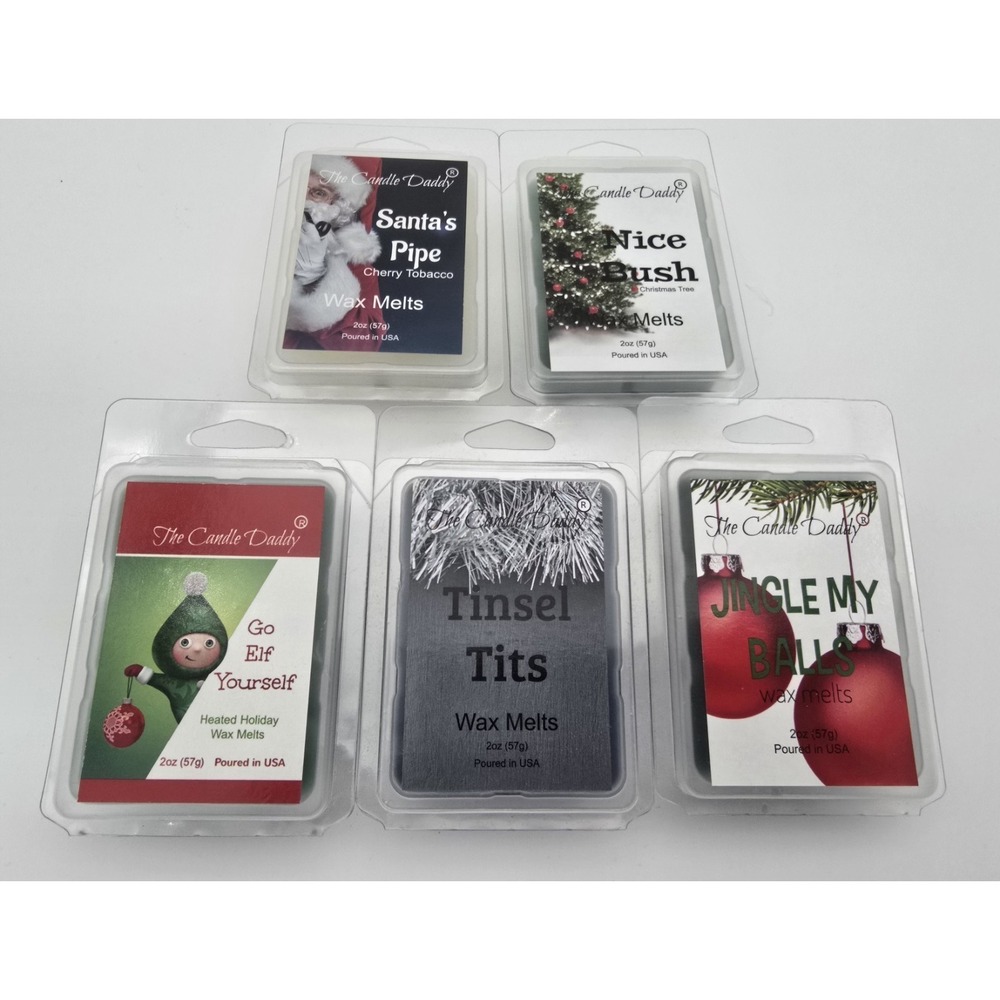 Candle Daddy Wax Melts Multipack Holiday 5 Total New In Packaging